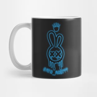 Ria Rabitt Blue Outline Glow Mug